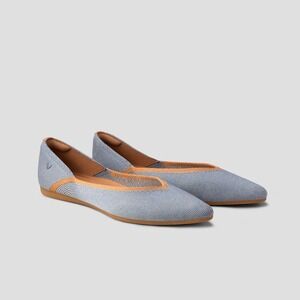 VIVAIA Pointed-Toe V-Cut Flats (Vienna 2.0) EU 40 / US 9